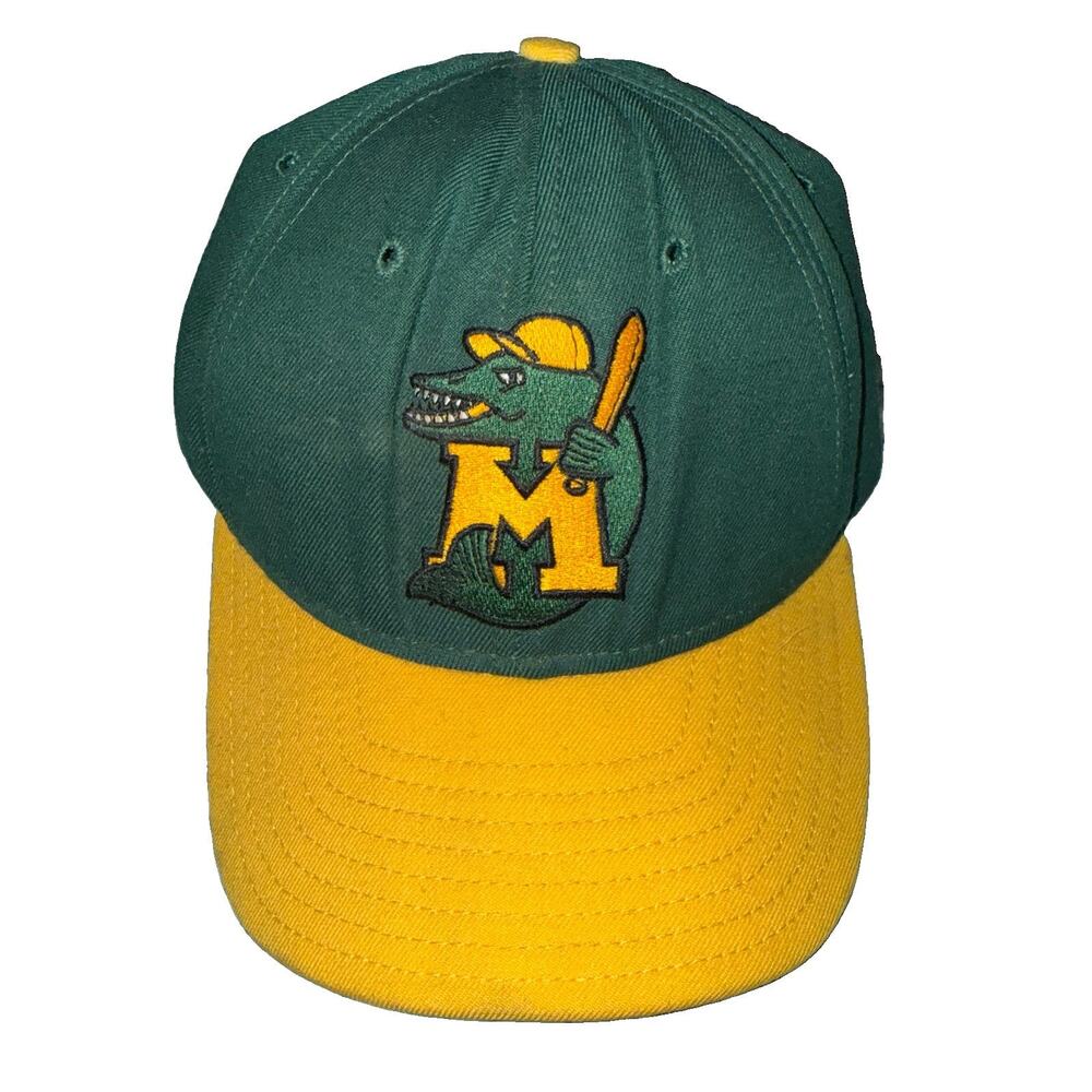 Vintage 90s Madison Muskies MiLB Minor League Baseball Snapback Hat Cap